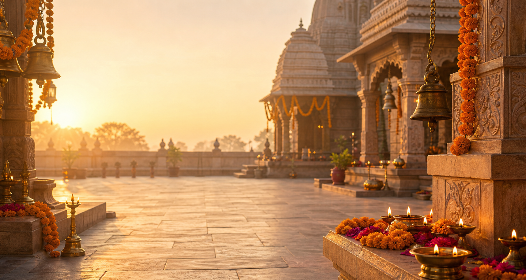 Connect your devotion with sacred temples.