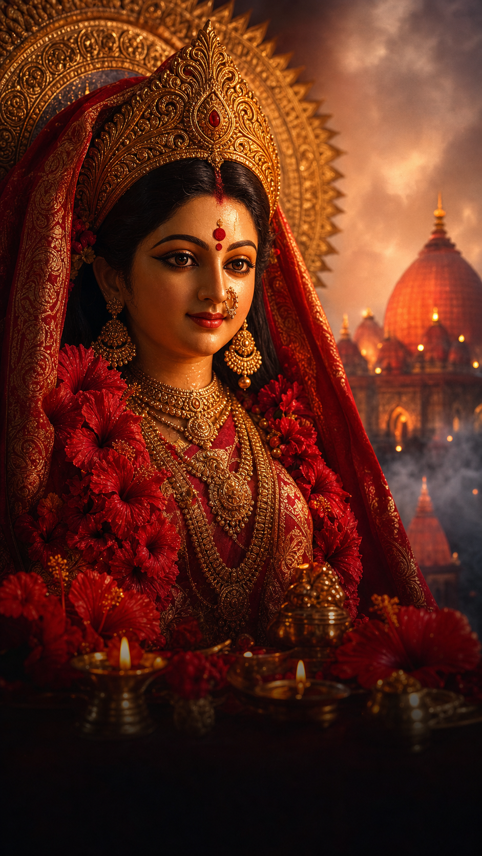 माँ कामाख्या देवी का दिव्य स्वरूप
